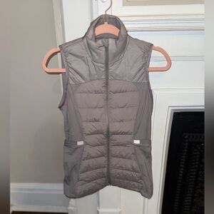 Lululemon Athletica Down For It All Vest - Mauve/Gray - Size: 4